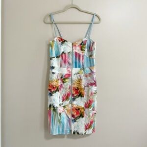 Nicole Miller Artelier Structured Colorful Mini Dress Size 12